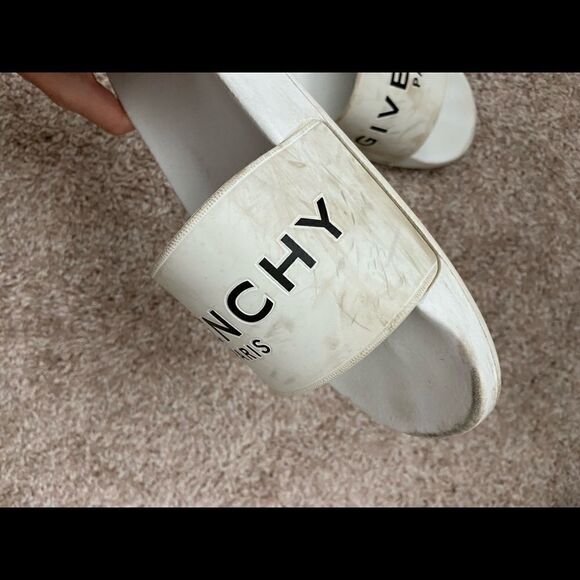 Men’s Givenchy White Logo Sandals main image 4